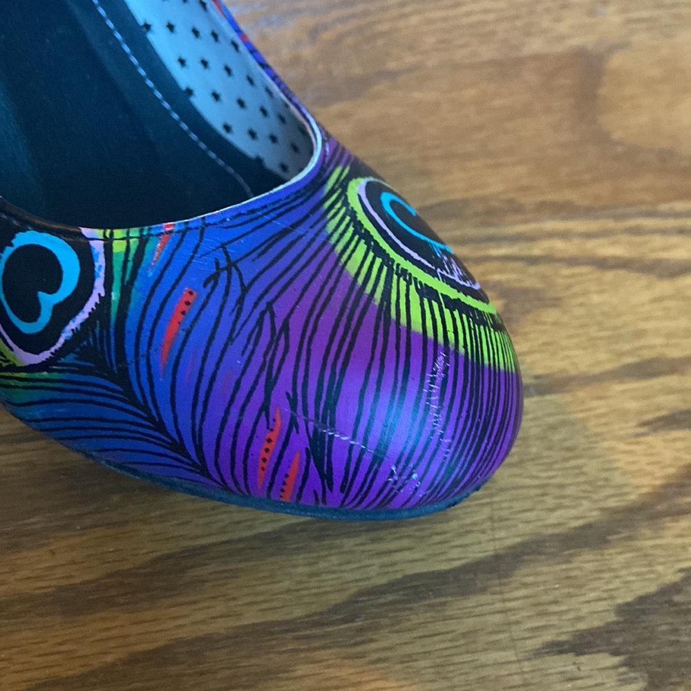 t.u.k. for ModCloth Peacock Mary Jane Stilettos - Picture 7 of 11